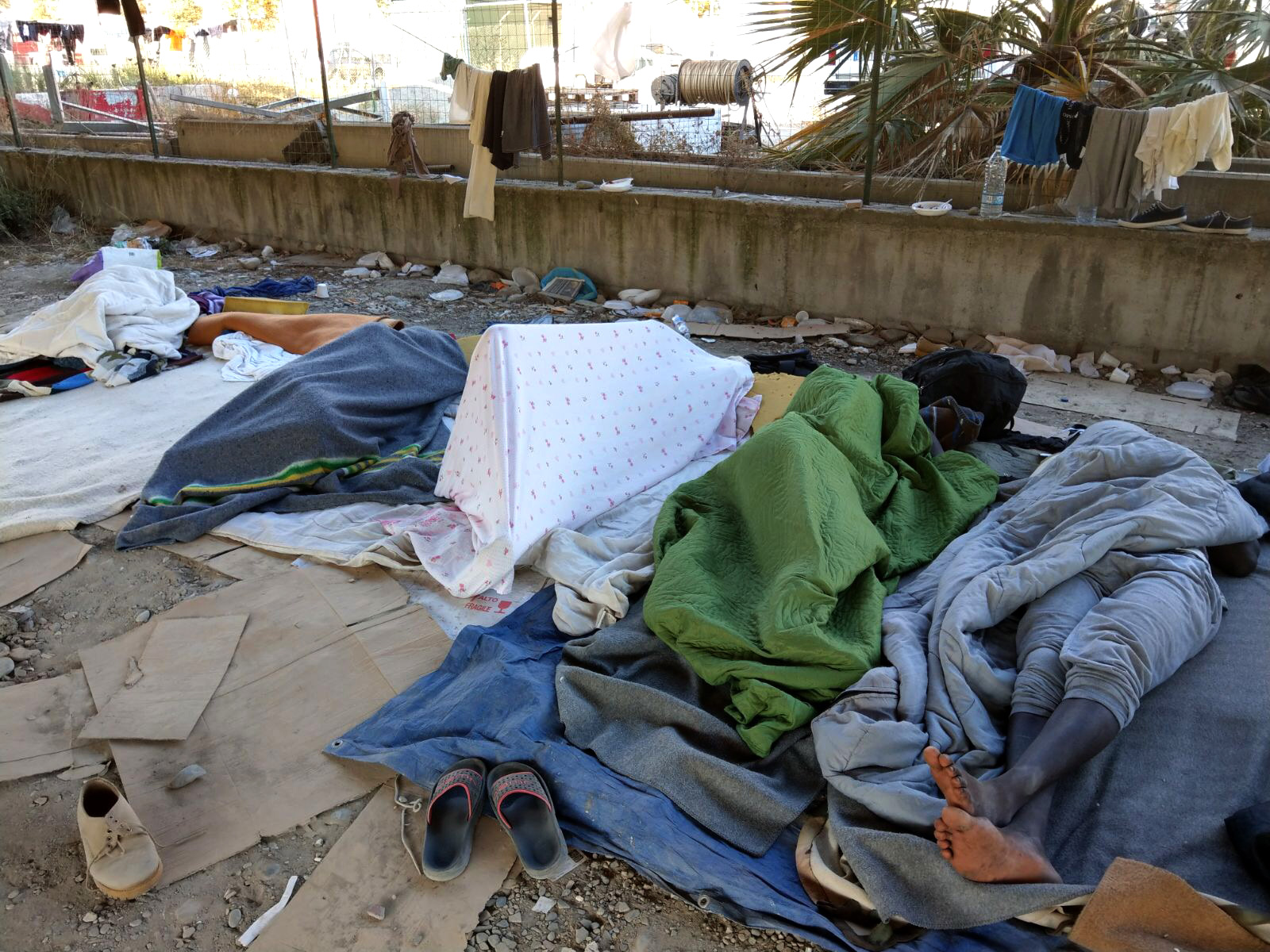 Refugee Rights Europe Ventimiglia Sleeping Underpass